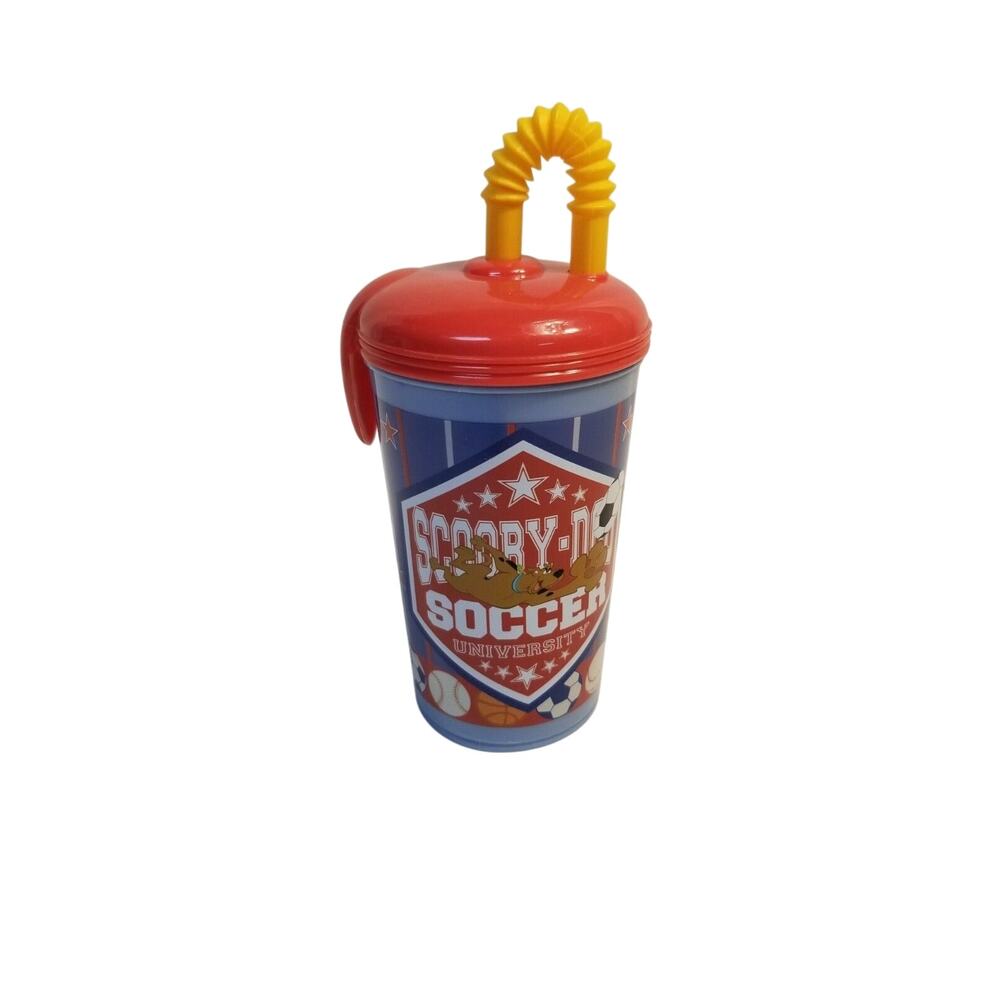 Rare Cedar Fair Scooby-Doo Sport Tumbler Scooby Soccer University Hanna-Barbera